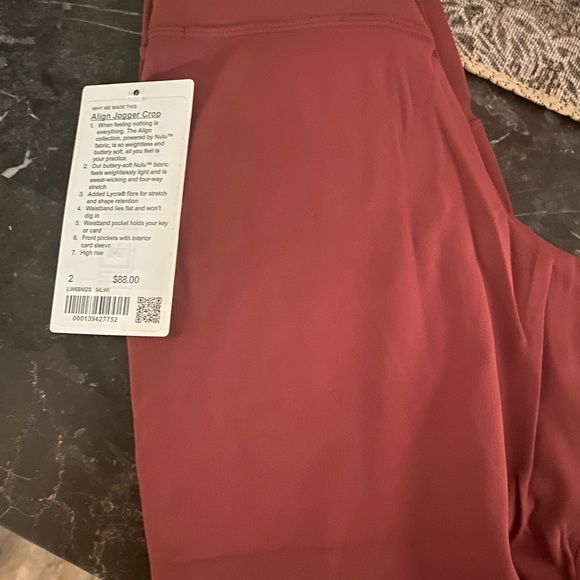Lululemon align jogger nwt - Picture 2 of 2